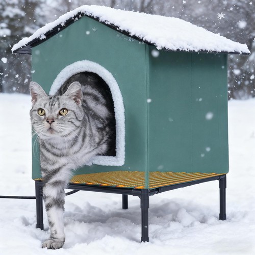 Casetta per gatti riscaldata - per,