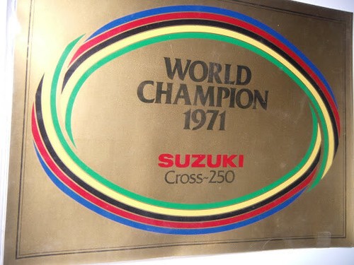 Suzuki world champion 1971 - ,