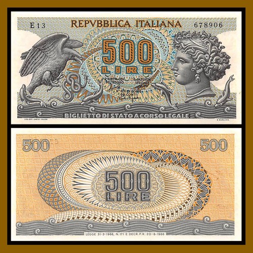 Italy 500 lire - italy, lire,