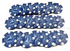 Poker chips chips 25/pkp blue
