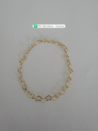 Bracciale maglia cuore - , vero