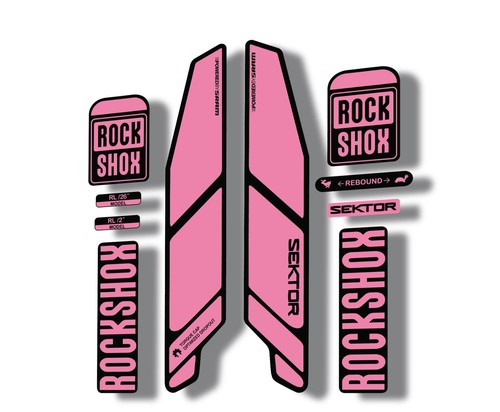 Adesivo rock shox sektor - adesivo,