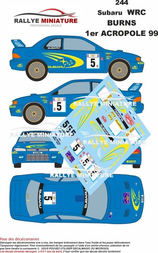 Decals ref 0244 - decals, 1/43