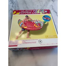 Bestway Flirty Fiesta Pepper Lounge Pool Float Inflatable Raft Lounger