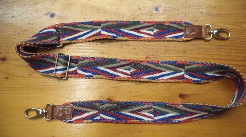 Tracolla per borsa jacquard