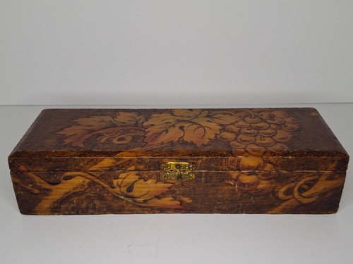 Portagioie legno pirografia - in,