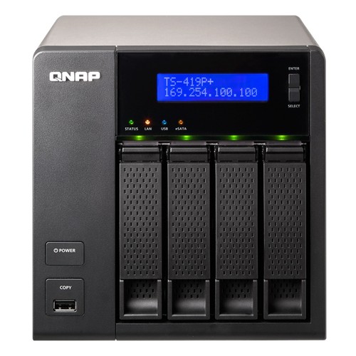 Qnap 419p ghz - ts-419p+, 512