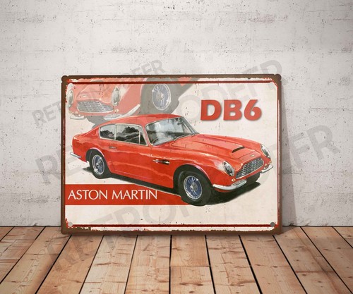 Plaque métal vintage aston - plaque,