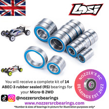 Kit cuscinetti completo Losi Micro-B 2WD
