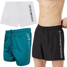 COSTUME ARMANI EA7 902035 LOGO NERO BIACO VERDE BLU