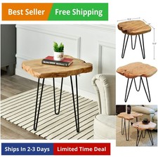 Tavolino Live Edge con Gambe a