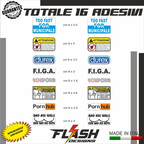 Kit adesivi moto auto - kit,