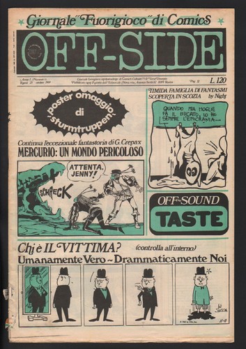 Off side 1969 fumetti - side, 10/1969