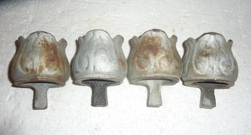 Set antichi piedi decorati - set,