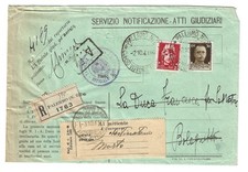 1941 Regno - Notifica atti
