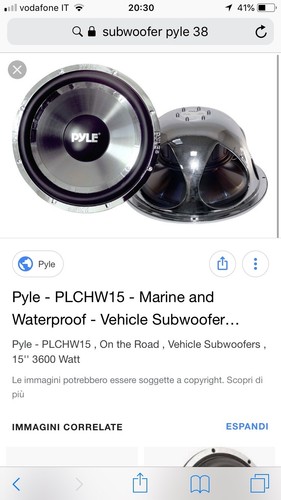 Subwoofer pyle 3600w - 38”,