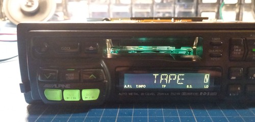 Alpine 7521 autoradio rds - r, a