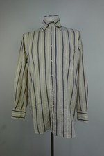 BALENCIAGA CAMICIA UOMO TG 15.75 SHIRT MAN MADE IN ITALY CASUAL VINTAGE COTONE
