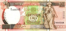 05 Malta P48a 20 lire 1994