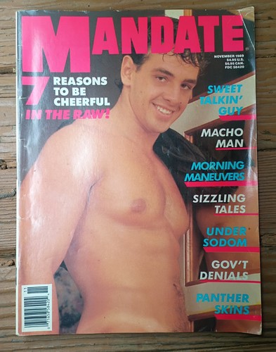 Mandate gay men magazine - mandate, ~