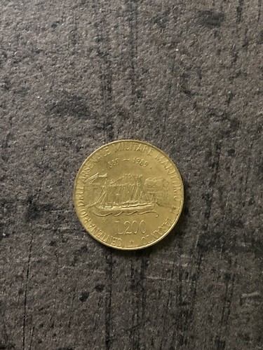 Moneta 200 lire 1889 - -, 1989