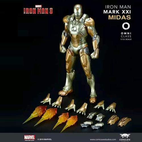 Action figure marvel iron man - action,
