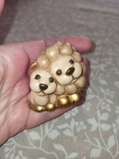 Thun piccola coppia coppietta leoni Leone Leonessa leoncini piccoli champagne 