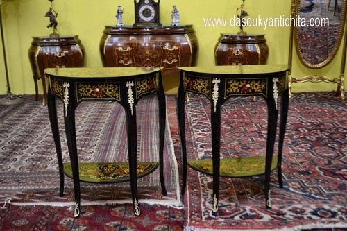 Coppia tavolini console - di,
