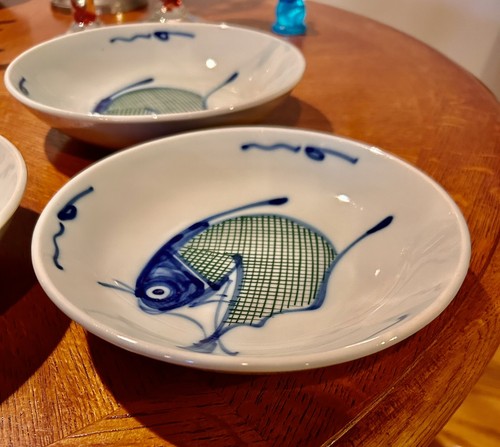 Set ciotole cinesi koi pesce - set, 3