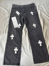 Jeans Chrome Emo Punk Hearts