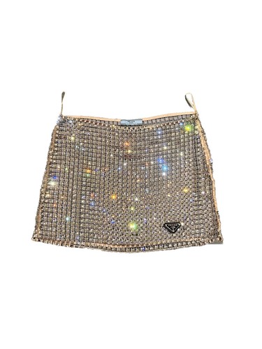 Prada swavorski crystal skirt - crystal,