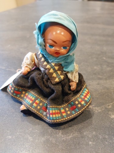 Bambola vintage miniatura - bambola,