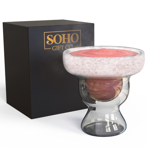 Bicchiere margarita isolato - bicchiere,