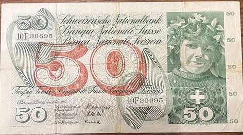 Svizzera franchi 4 - 50, maggio