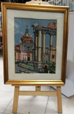 Quadro ad uncinetto unico nel