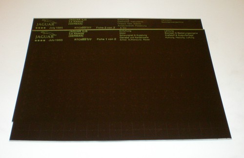 Microfiche catalogo ricambi - catalogo,