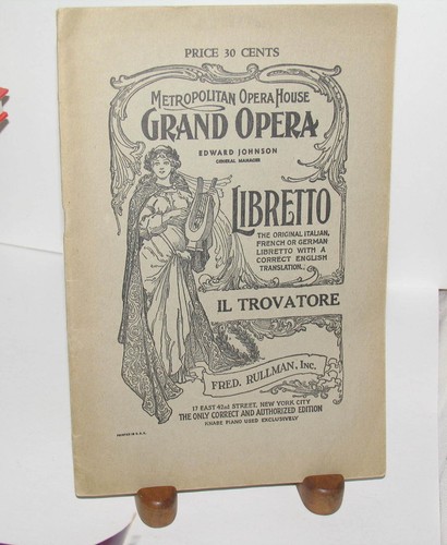 Antique booklet metropolitan - booklet,