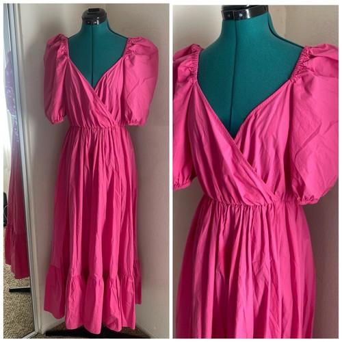 Maxi abito zara rosa - maxi, caldo