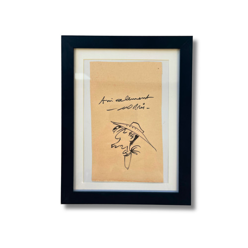 Lucky luke dessin original - lucky,