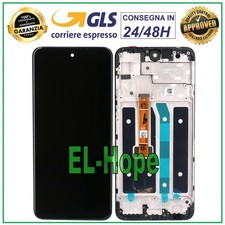 DISPLAY LCD + FRAME PER LG K42 LMK420EMW LM-K420 LMW TOUCH SCREEN VETRO SCHERMO