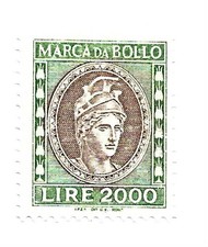 ITALIA MARCA DA BOLLO DA  LIRE