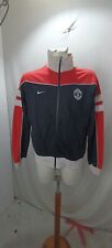Articolo b983 felpa uomo Nike Manchester United rossa e nera, taglia L, ascelle