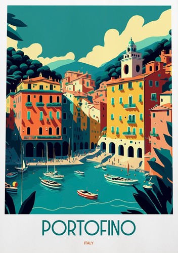 Portofino poster - poster,