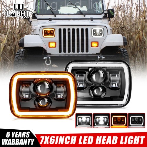 Coppia fari led 5x7 omologati - coppia,