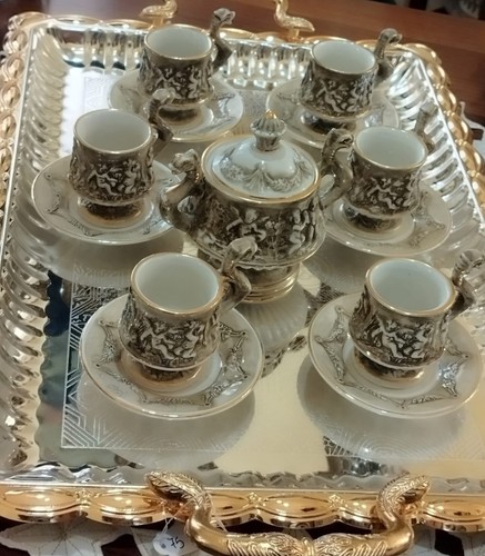 Servizio caffè porcellana - servizio,