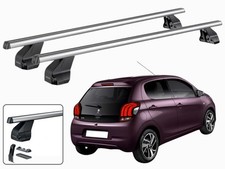 BARRE PORTATUTTO PORTAPACCHI PER PEUGEOT 108 5 PORTE DA 2015- MENABO ALLUMINIO