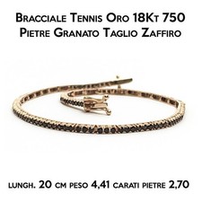 Bracciale Tennis 750/18K Oro