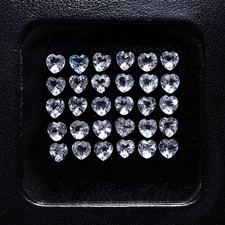 30 pz pietre preziose cuore