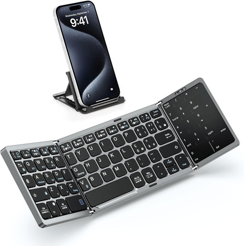 Tastiera bluetooth pieghevole - tastiera,