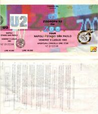 U2 Biglietto Ticket ZOOROPA 93 Concerto Napoli 1993 Stadio ***NON STACCATO***